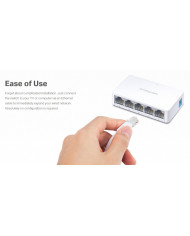 MERCUSYS Desktop Switch  5x 10/100 Mbps, Ver. 2