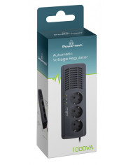 POWERTECH σταθεροποιητής ρεύματος  1000VA/500W, 3x schuko
