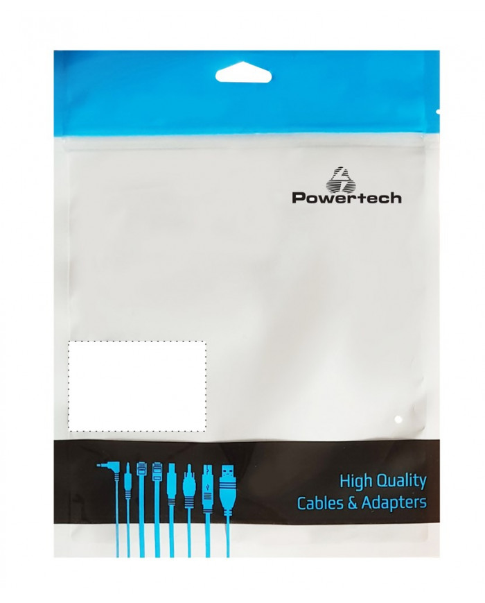 POWERTECH mini card reader , Micro SD card, μαύρος