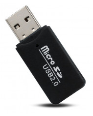 Αναγνώστης Κάρτας Μνήμης Hoco HB20 Mindful 2 σε 1 USB 2.0 έως 480Mbps και 2TB για Micro SD και SD Μαύρος Αναγνώστης Κάρτας Μνήμης Hoco HB20 Mindful 2 σε 1 USB 2.0 έως 480Mbps και 2TB για Micro SD και SD Μαύρος