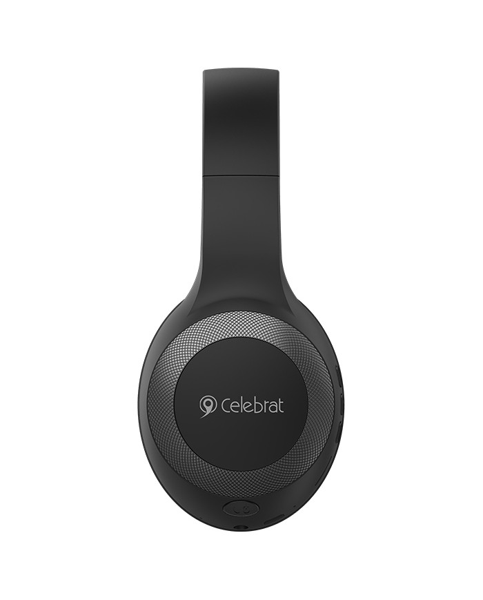 CELEBRAT headphones με μικρόφωνο A23-ΒΚ, bluetooth, 40mm, μαύρο