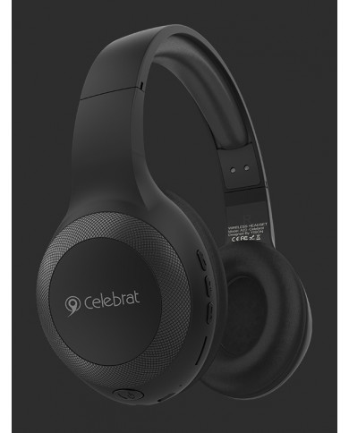 CELEBRAT headphones με μικρόφωνο A23-ΒΚ, bluetooth, 40mm, μαύρο CELEBRAT headphones με μικρόφωνο A23-ΒΚ, bluetooth, 40mm, μαύρο