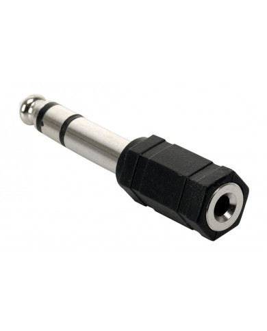 POWERTECH αντάπτορας stereo 3.5mm σε 6.35mm  μαύρος,