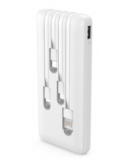 POWERTECH power bank PT-1003 10000mAh, 4x output, 10.5W, λευκό
