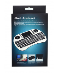 Πληκτρολόγιο και Τηλεχειριστήριο Wireless   για Smartphone, Tablet, PC, και SmartTV Μαύρο Με Φωτιζόμενα πλήκτρα