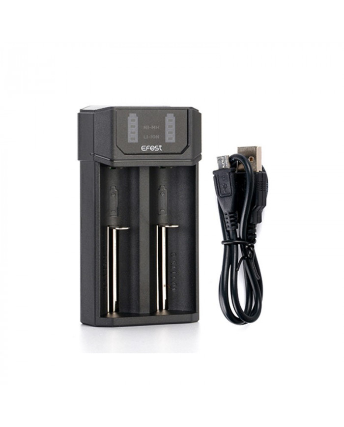 Φορτιστής Μπαταριών Efest Mega Βιομηχανικού Τύπου και AAAA /AAA/AA /A/SC/C/F6 2 Θέσεων με Ένδειξη Επιπέδου Φόρτισης