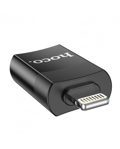 Αντάπτορας Hoco UA17 USB2.0 Lighting σε USB-A Μαύρο