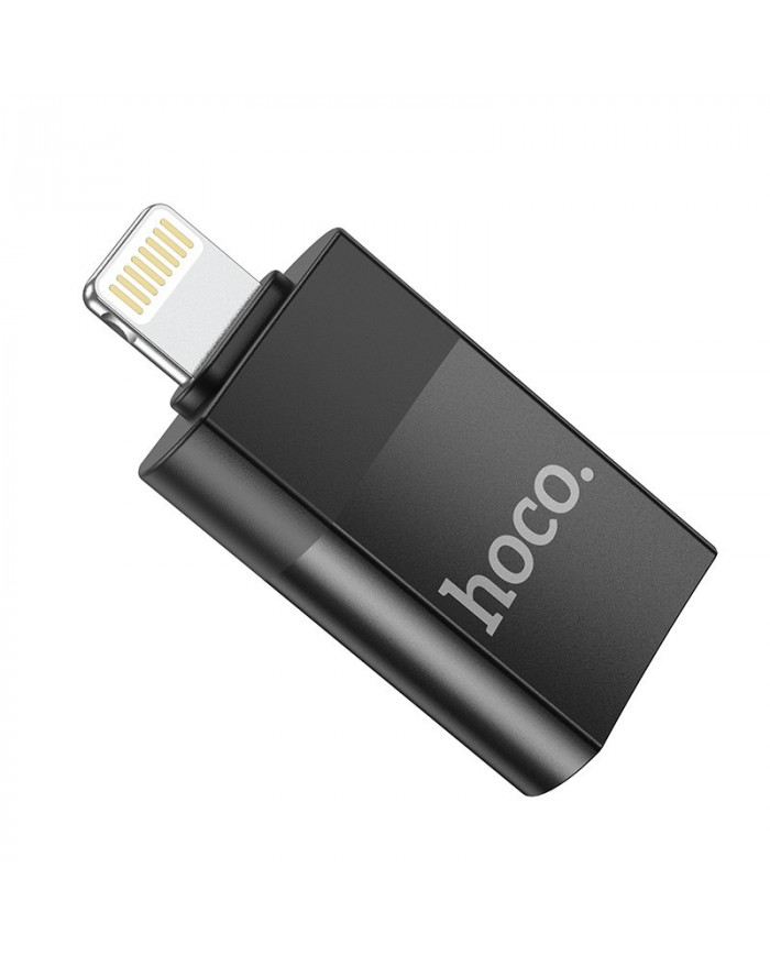 Αντάπτορας Hoco UA17 USB2.0 Lighting σε USB-A Μαύρο