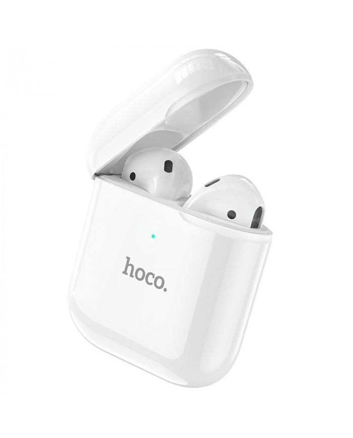 Wireless Hands Free Hoco EW06 True Wireless V5.0 Λευκά με Πλήκτρο Αφής