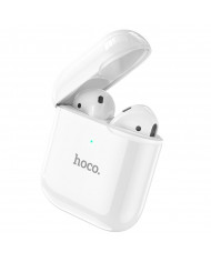Wireless Hands Free Hoco EW06 True Wireless V5.0 Λευκά με Πλήκτρο Αφής