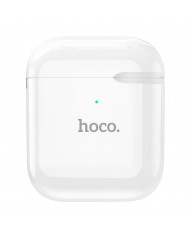 Wireless Hands Free Hoco EW06 True Wireless V5.0 Λευκά με Πλήκτρο Αφής