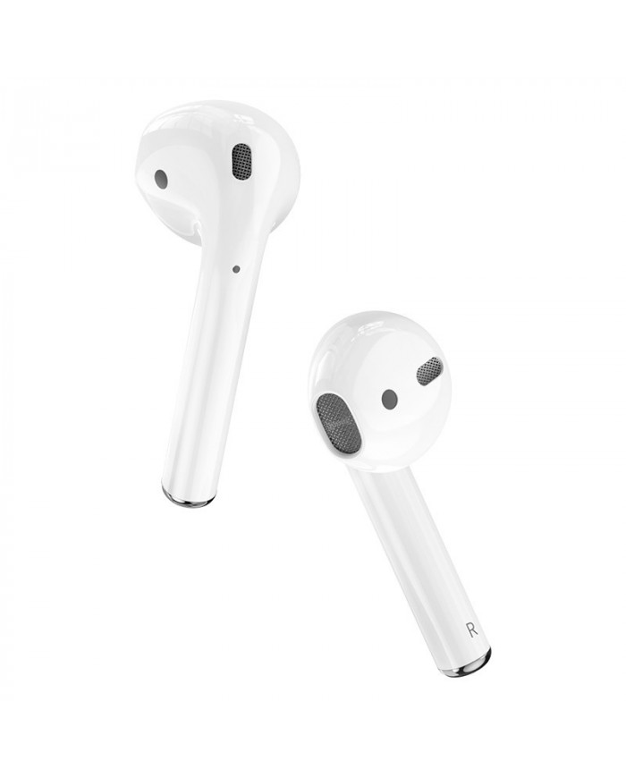 Wireless Hands Free Hoco EW06 True Wireless V5.0 Λευκά με Πλήκτρο Αφής