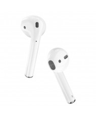 Wireless Hands Free Hoco EW06 True Wireless V5.0 Λευκά με Πλήκτρο Αφής