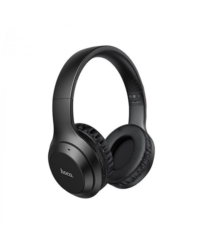 Wireless Ακουστικά Stereo Hoco W30 Fun Μove V5.0 Μαύρα με Μικρόφωνο, υποδοχή Micro SD, AUX & Πλήκτρα Ελέγχου