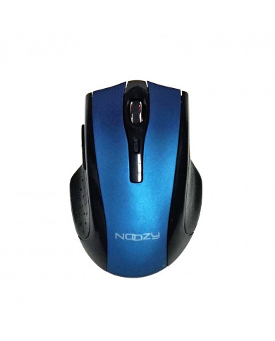 Ασύρματο Ποντίκι Noozy SW-16 USB 6D 2.4GHz με 6 Πλήκτρα και 1600DPI Μαύρο-Μπλε
