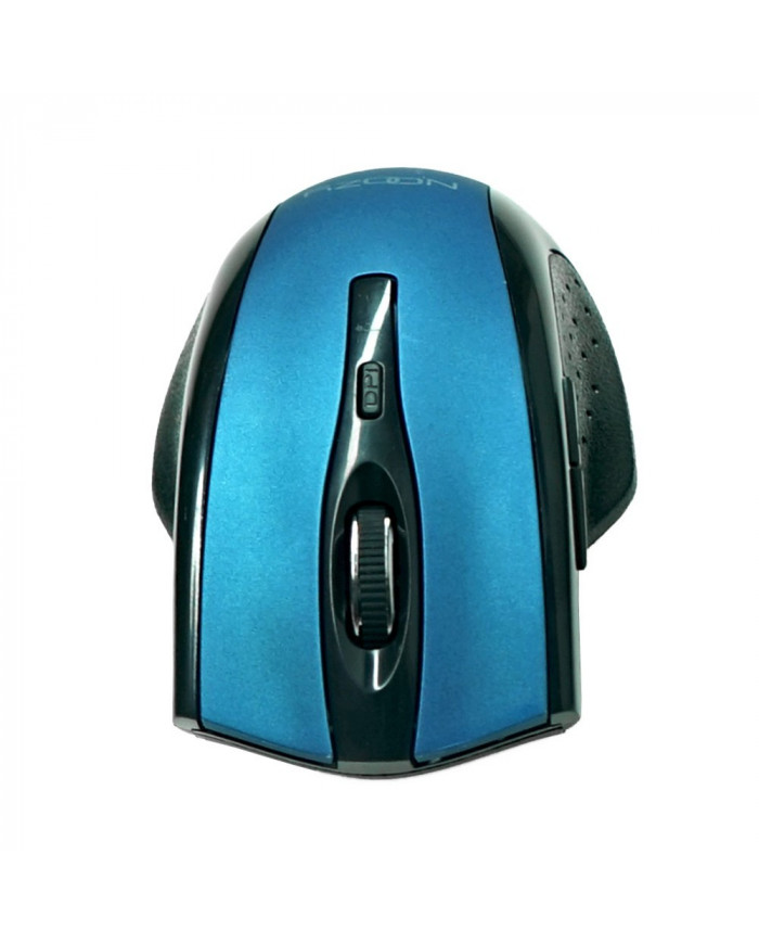 Ασύρματο Ποντίκι Noozy SW-16 USB 6D 2.4GHz με 6 Πλήκτρα και 1600DPI Μαύρο-Μπλε