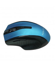 Ασύρματο Ποντίκι Noozy SW-16 USB 6D 2.4GHz με 6 Πλήκτρα και 1600DPI Μαύρο-Μπλε