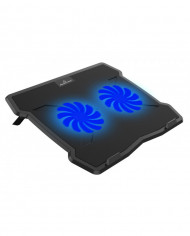 POWERTECH Βάση & ψύξη laptop  έως 17", 2x 120mm fan, LED, μαύρο