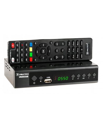 CABLETECH ψηφιακός δέκτης με τηλεχειριστήριο , DVB-T2 HEVC H.265 CABLETECH ψηφιακός δέκτης με τηλεχειριστήριο , DVB-T2 HEVC H.265