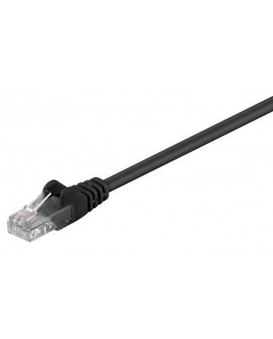 GOOBAY καλώδιο U/UTP CAT5e , CCA, AWG 28/7, 1.5m, μαύρο GOOBAY καλώδιο U/UTP CAT5e , CCA, AWG 28/7, 1.5m, μαύρο