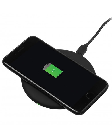 Wireless Fast Charge Pad Media-Tech MT6272 5V 1A 10W Μαύρο για Συμβατές Συσκευές με Qi
