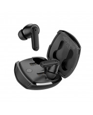 Wireless Hands Free Hoco EW13 Magic Flow TWS V5.1 με Πλήκτρο Αφής και Noise Cancellation Μαύρο