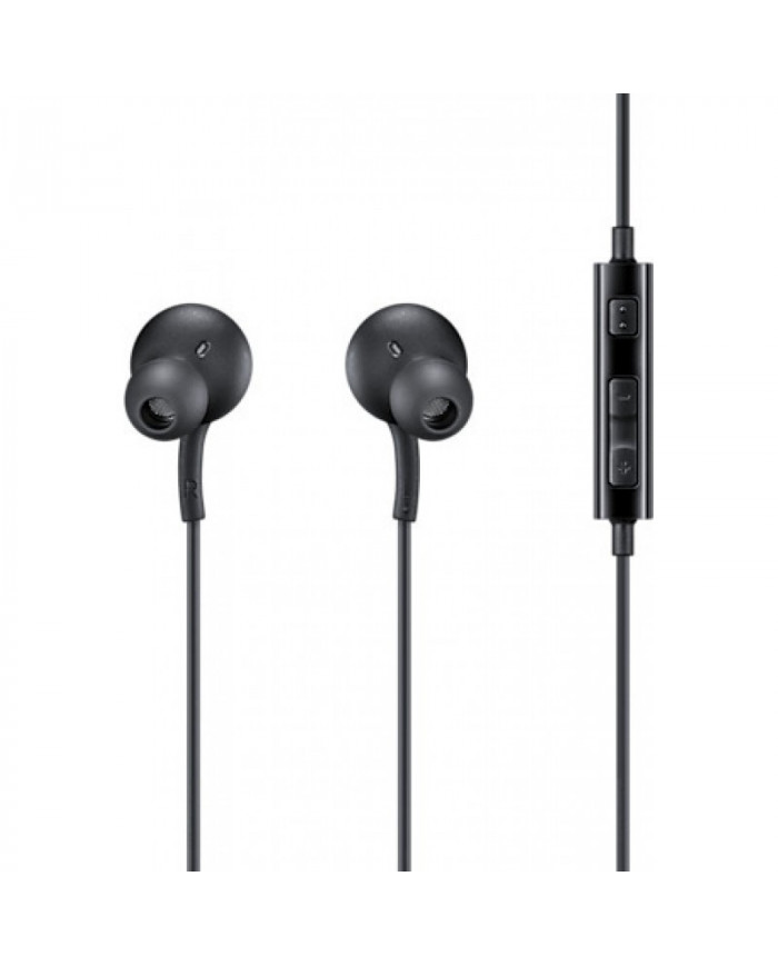 Hands Free Stereo Samsung Original 3.5 mm με Μικρόφωνο και Πλήκτρο Λειτουργίας Μαύρο