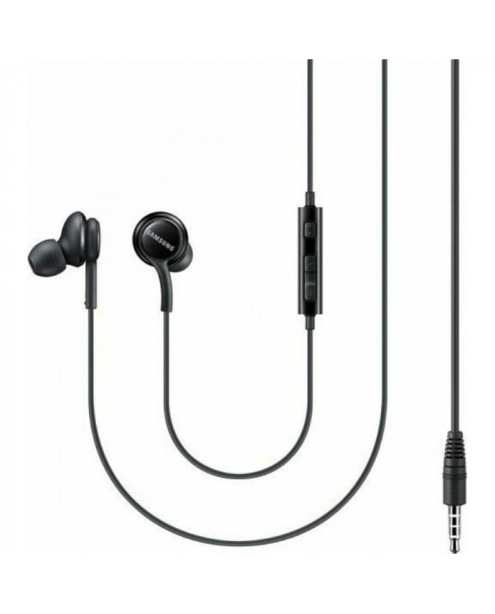 Hands Free Stereo Samsung Original 3.5 mm με Μικρόφωνο και Πλήκτρο Λειτουργίας Μαύρο