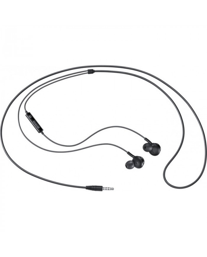 Hands Free Stereo Samsung Original 3.5 mm με Μικρόφωνο και Πλήκτρο Λειτουργίας Μαύρο
