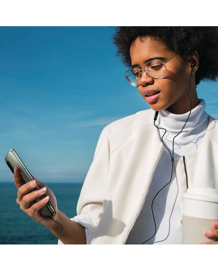 Hands Free Stereo Samsung Original 3.5 mm με Μικρόφωνο και Πλήκτρο Λειτουργίας Μαύρο