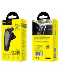 Βάση Στήριξης Αεραγωγού Αυτοκινήτου Hoco CA37 Magnetic Μαύρη - Γκρι