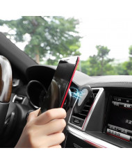 Βάση Στήριξης Αεραγωγού Αυτοκινήτου Hoco CA37 Magnetic Μαύρη - Γκρι