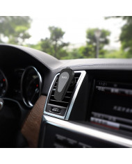 Βάση Στήριξης Αεραγωγού Αυτοκινήτου Hoco CA37 Magnetic Μαύρη - Γκρι