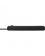 Πολύπριζο Brennenstuhl με 6 Θύρες Εισαγωγής Σούκο και Διακόπτη On/Off Καλώδιο 1.4 μ IP20 Μαύρο