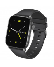 Smartwatch Hoco Y3 IP68 IPS Screen 1.69" 2.5D Glass 220mAh Bluettoth V5.0 Silicon Band Μαύρο