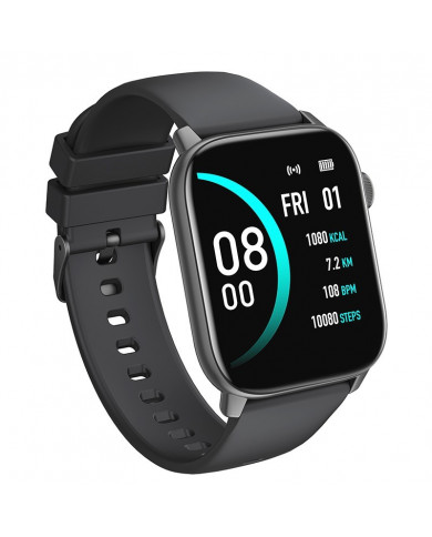 Smartwatch Hoco Y3 IP68 IPS Screen 1.69" 2.5D Glass 220mAh Bluettoth V5.0 Silicon Band Μαύρο Smartwatch Hoco Y3 IP68 IPS Screen 1.69" 2.5D Glass 220mAh Bluettoth V5.0 Silicon Band Μαύρο