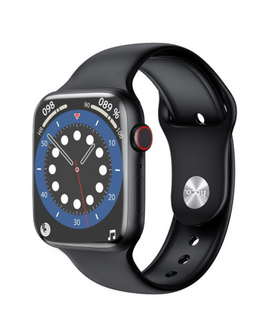 Smartwatch Hoco Y5 Pro IP68 Screen 1.85" TFT 240mAh v5.0 Silicon Band Μαύρο Smartwatch Hoco Y5 Pro IP68 Screen 1.85" TFT 240mAh v5.0 Silicon Band Μαύρο