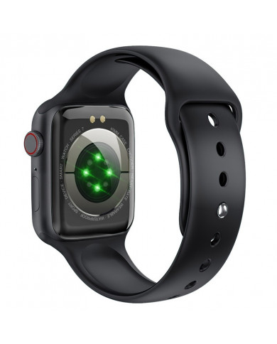 Smartwatch Hoco Y5 Pro IP68 Screen 1.85" TFT 240mAh v5.0 Silicon Band Μαύρο