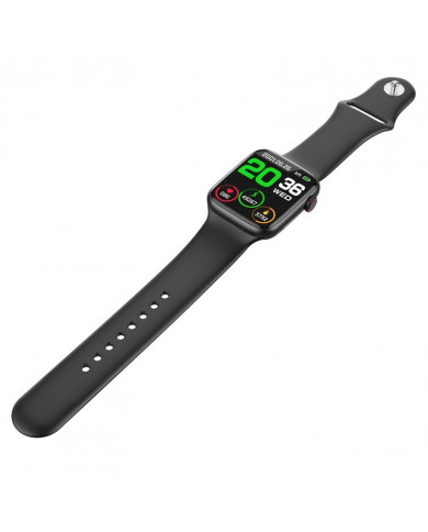 Smartwatch Hoco Y5 Pro IP68 Screen 1.85" TFT 240mAh v5.0 Silicon Band Μαύρο