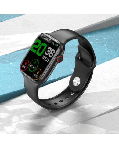 Smartwatch Hoco Y5 Pro IP68 Screen 1.85" TFT 240mAh v5.0 Silicon Band Μαύρο
