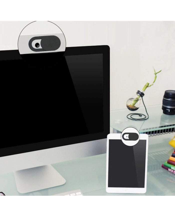 Κάλυμμα κάμερας universal, 3τμχ, μαύρο