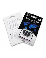 Κάλυμμα κάμερας universal, 3τμχ, μαύρο