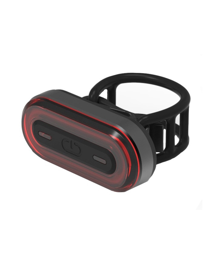 πίσθιος φωτισμός ποδηλάτου , επαναφορτιζόμενο, 400mAh, μαύρο