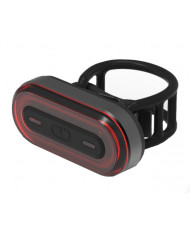 πίσθιος φωτισμός ποδηλάτου , επαναφορτιζόμενο, 400mAh, μαύρο