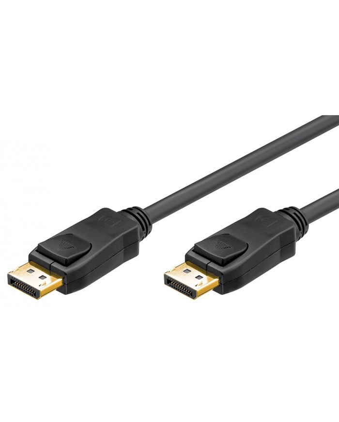 GOOBAY καλώδιο DisplayPort 1.2 , gold-plated, 4K, 3D, 1m, μαύρο