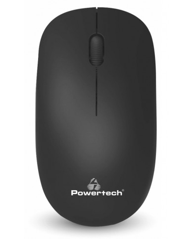 POWERTECH ασύρματο ποντίκι , οπτικό, 1600DPI, μαύρο