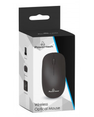 POWERTECH ασύρματο ποντίκι , οπτικό, 1600DPI, μαύρο