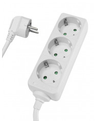 Entac Πολύπριζο 3 Θέσεων Με Διακόπτη D2 1.5m 2xUSB-A X 1xUSB-C 3G1.5