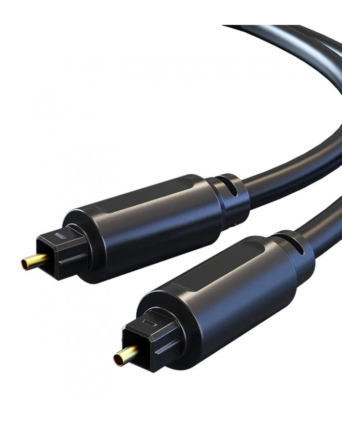 CABLETIME καλώδιο Toslink , gold plated, OD 4.0mm, 3m, μαύρο