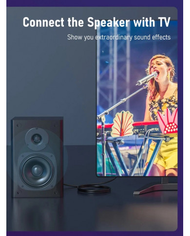 CABLETIME καλώδιο Toslink , gold plated, OD 4.0mm, 3m, μαύρο